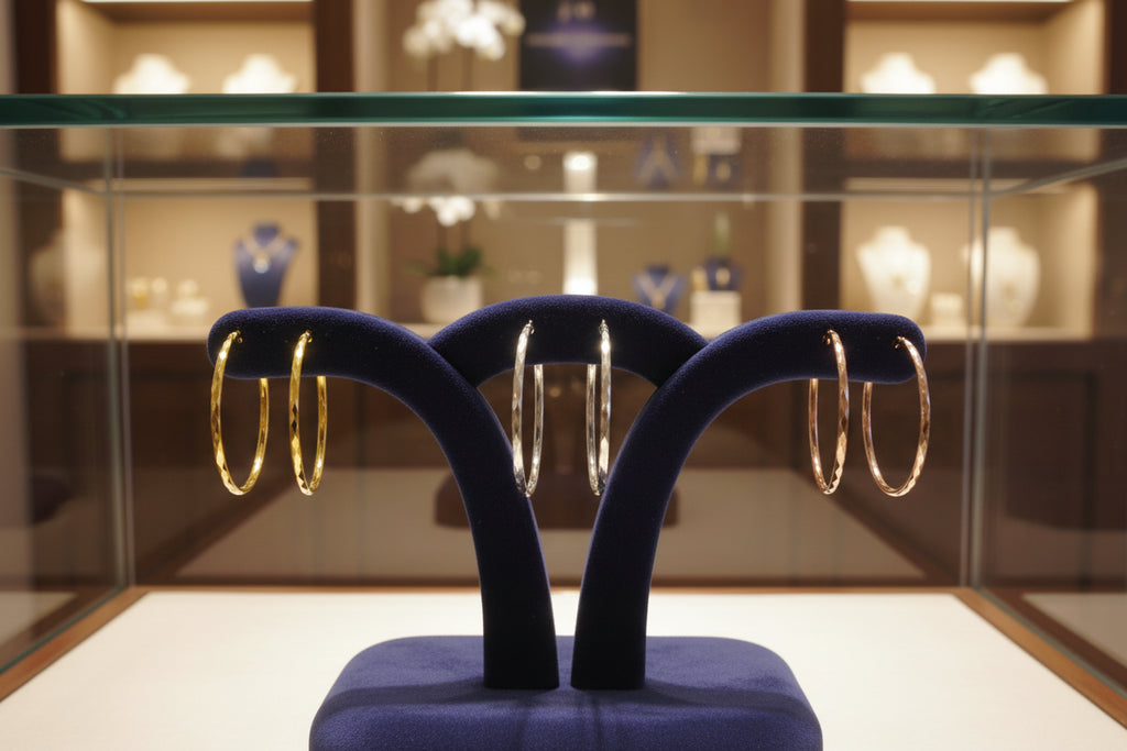 Big Hoop Earrings | S925 Sterling Silver | 18K Gold Plated