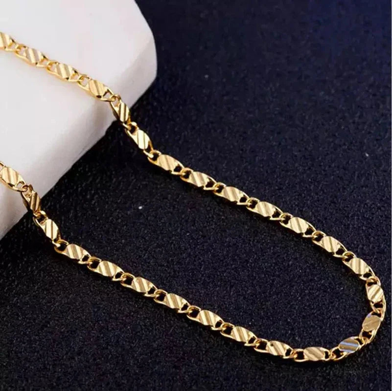 18K Gold-Plated 925 Silver Mariner Chain