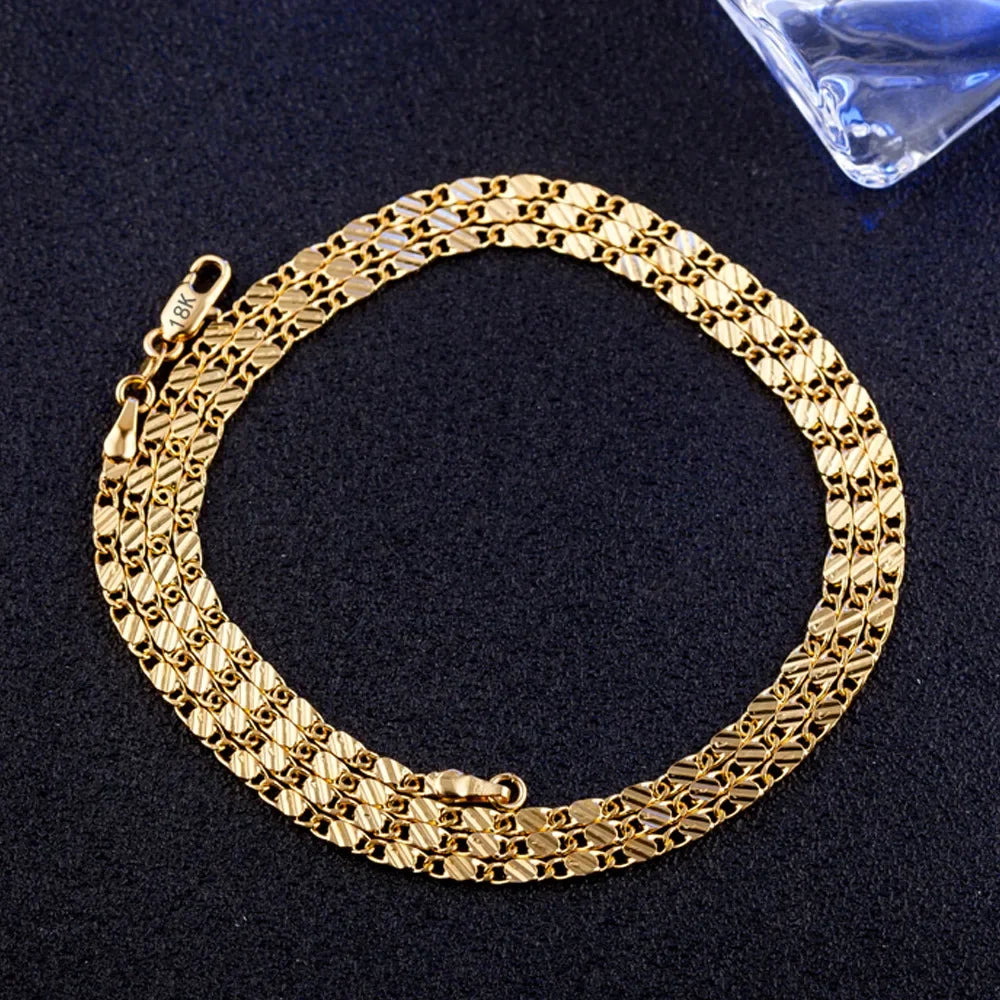 18K Gold-Plated 925 Silver Mariner Chain