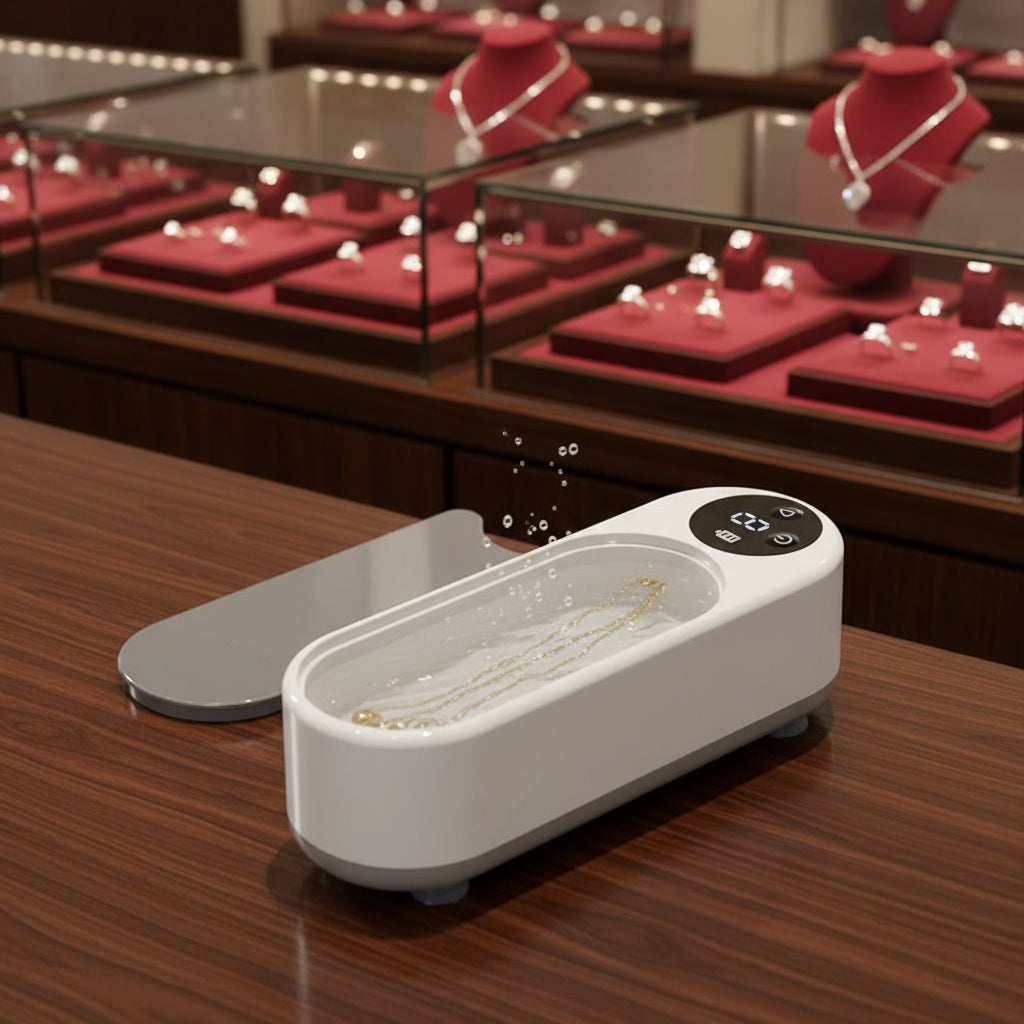 Ultrasonic Jewelry Cleaner Machine | USB Rechargeable