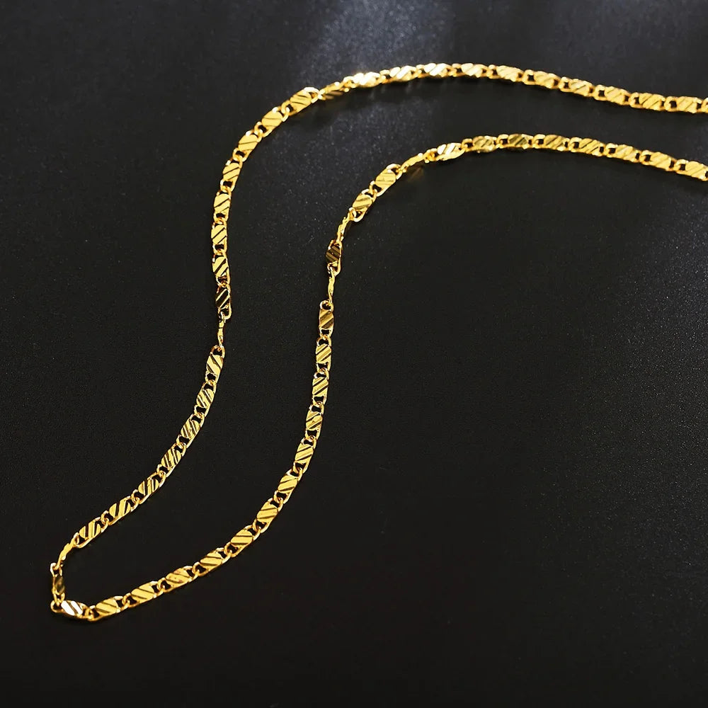 18K Gold-Plated 925 Silver Mariner Chain