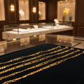 18K Gold-Plated 925 Silver Figaro Chain
