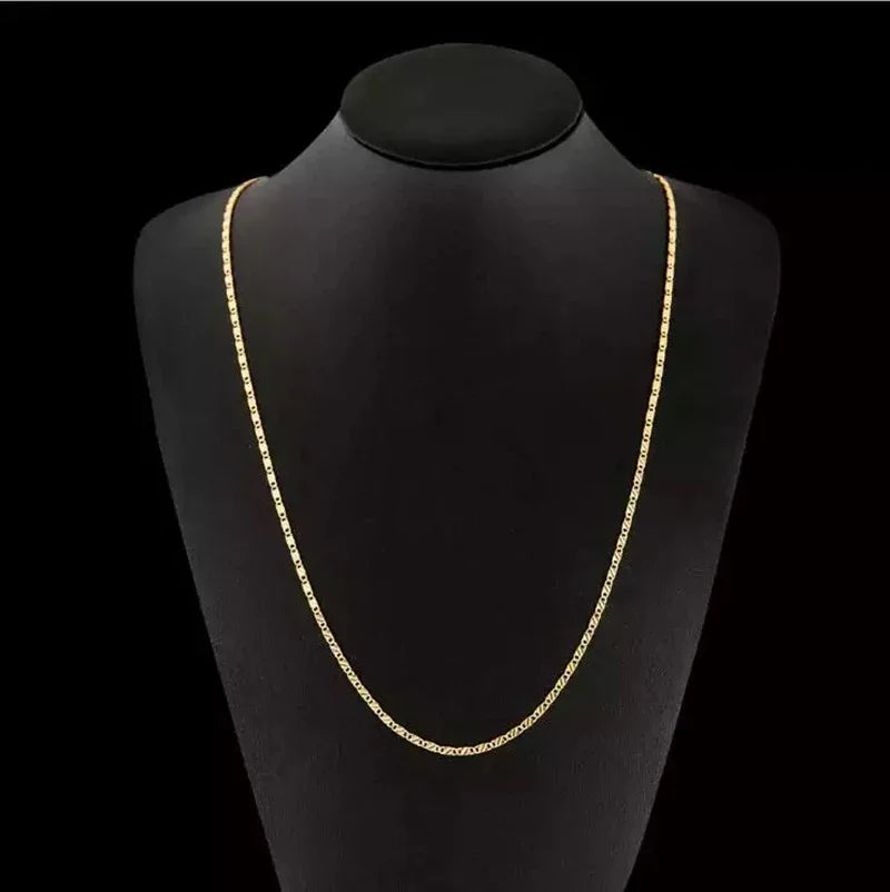 18K Gold-Plated 925 Silver Mariner Chain