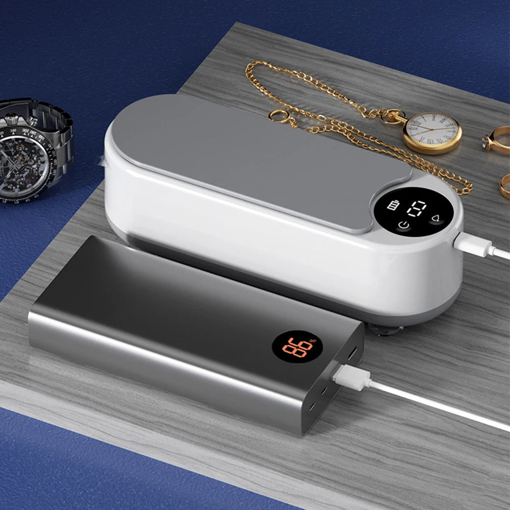 Ultrasonic Jewelry Cleaner Machine | USB Rechargeable